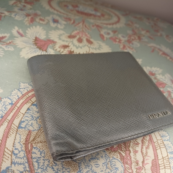 Prada Gray Bifold Wallet - Picture 3 of 11